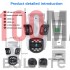 Hiseeu WSA18 4K 8MP WiFi Камера с Три Обектива и Панорамен Дисплей, IP66, Icsee
